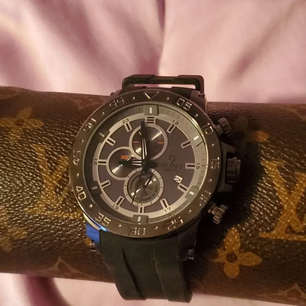 Victory Instruments‎ V-Force Chronograph Gun Metal Tactical 7614-GM Mens